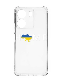 Чохол з потовщеними кутами на Xiaomi Redmi 13C :: Дім Україна (принт 73)