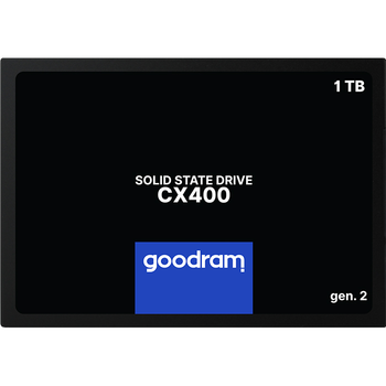 SSD диск Goodram CX400 Gen.2, 2.5" SATA 1ТВ (SSDPR-CX400-01T-G2)