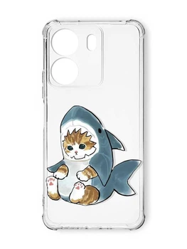 Чехол с утолщёнными углами на Xiaomi Redmi 13C :: Котёнок (принт 120)
