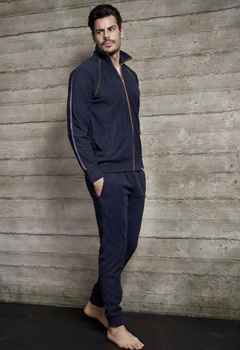 Флисовый мужской костюм Enrico Coveri EA2061 Blu 52(XL) Синий