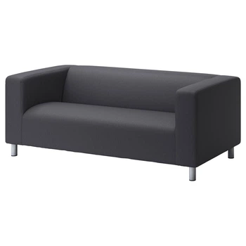 2-місний диван IKEA KLIPPAN КЛІППАН, ВІССЛЕ сірий, 790.106.14