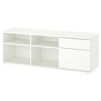Тумба під телевізор IKEA VIHALS, білий, 146х37х50 см, 204.832.95