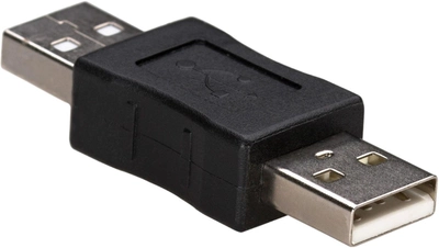 Адаптер Akyga USB Type-A - USB Type-A M/M Black (AK-AD-28)