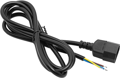Kabel zasilający Akyga with Open Tin CCA IEC-C13 1.5 m Black (AK-OT-07A)