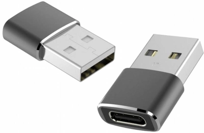Адаптер ART USB Type-C - USB Type-A Black (KABADA USB/USBC OEM-C14)