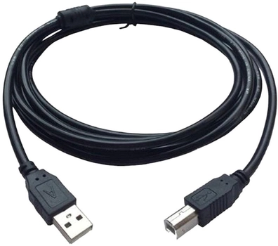 Кабель ART USB Type-A - USB Type-B 1.8 м Black (KABUSB2 AB 2 m AL-OEM-100)