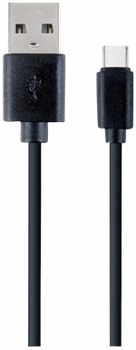 Кабель Gembird USB Type-A - USBType-C M/M 1 м Black (CC-USB2-AMCM-1 M-1)