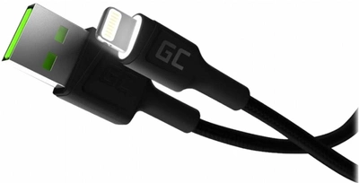 Кабель Greencell USB Type-A - Lightning 1.2 м White (5907813963919)