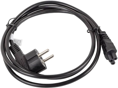 Kabel zasilający Lanberg CEE 7/7 - C5 3 m Black (CA-C5CA-11CC-003-BK)