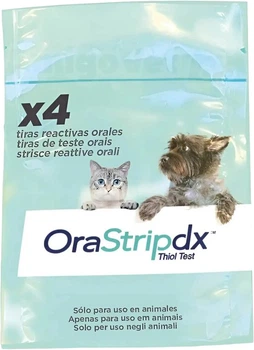 Дентальні смужки для домашніх тварин OraStripDx 4 шт (5055037403640) (8889)