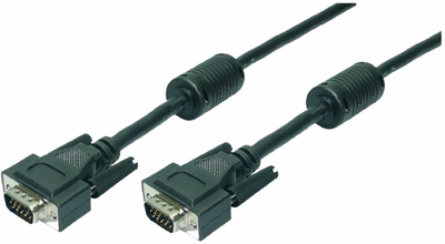 Kabel Logilink VGA - VGA 3 m Black (4260113560198)