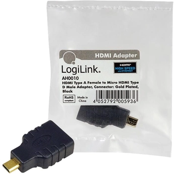 Adapter Logilink HDMI - micro-HDMI Black (4052792005936)