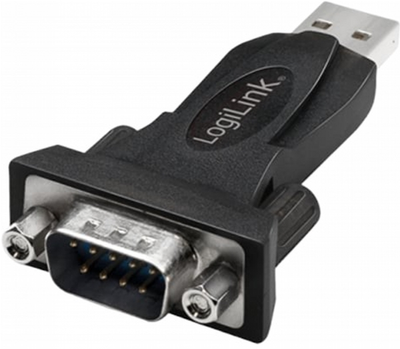 Адаптер Logilink USB Type-A - RS-232 Black (AU0002F)