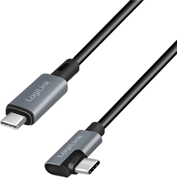 Kabel Logilink USB Type-C - USB Type-C 0.3 m Black (4052792052800)