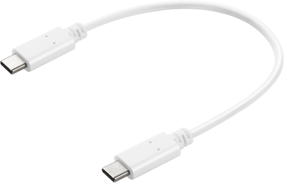 Kabel Sandberg USB Type-C - USB Type-C 1 0.2 m White (5705730136306)