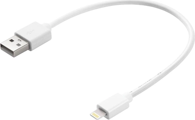 Kabel Sandberg USB Type-A - Apple Lightning 0.2 m White (5705730441196)