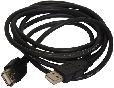 Кабель Unitek USB Type-A - USB Type-A 2 м Black (Y-C459BBK)