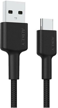 Kabel Aukey USB Type-A - USB Type-C 3 m Black (CB-CA3 OEM)