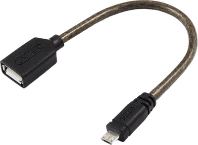 Kabel Unitek USB Type-A - micro-USB 0.23 m Black (4894160004130)