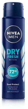 Антиперспірант NIVEA Dry Fresh в спреї 48 годин для чоловіків 250 мл (5900017061405)