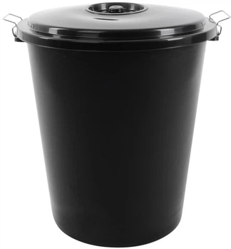 Кошик для сміття Violet House 0124 Jumbo 90 л Чорний (0124 Jumbo Black 90 л.)