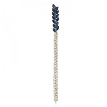 Брошь женская BROCHE бижутерия Колосок Пшеницы синяя BRBF113971