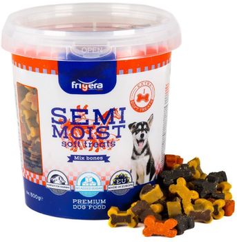 Smakołyk dla psów Frigera Semi-Moist Soft Treats Mix 500 g (4022858612293)