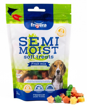Smakołyk dla psów Frigera Semi-Moist Soft Treats gluten free Fruit Mix 165 g (4022858612385)