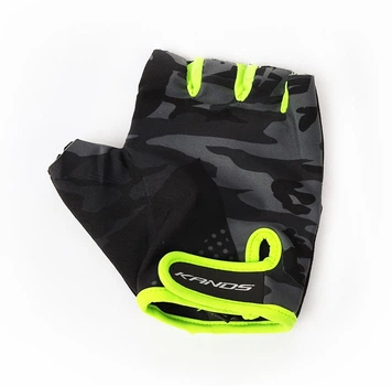 Велорукавиці Kands AL-1460 з короткими пальцями XL Black-Light green (G0000068)
