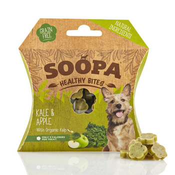 Zdrowe przekąski dla psów Soopa Kale and Apple 50 g (5060289920074)
