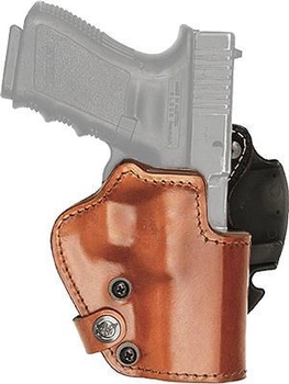 Кобура Front Line LKC для Glock 17/22/31. Матеріал - Kydex/шкіра/замша. Колір - коричневий