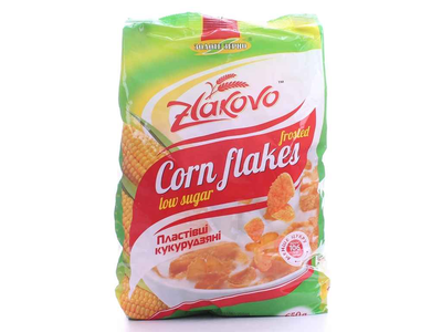 Пластівці Золоте Зерно 650г Low sugar Zlakovo,