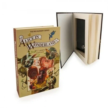 Книга сейф со страницами Алиса в стране чудес
