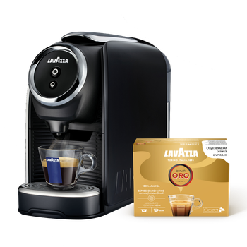 Кавоварка капсульна Lavazza Firma Inovy Mini + упаковка кави (48 капсул)
