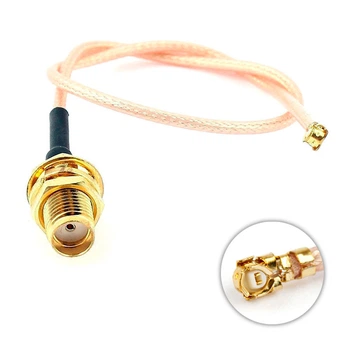 Кабель антенный IPEX uFL - SMA female (мама) 50см 500мм переходник удлинитель для 4G 3G модемов, WiFi роутеров