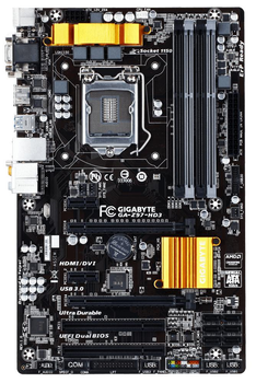 Материнская плата Gigabyte GA-Z97-HD3 LGA 1150 (GA-Z97-HD3) Б/У
