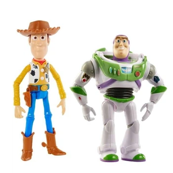 История Игрушек: Ковбой Вуди и Базз Лайтер Disney And Pixartoy Story Action Figure 2-Pack Woody And Buzz Retro Reimagined Mattel