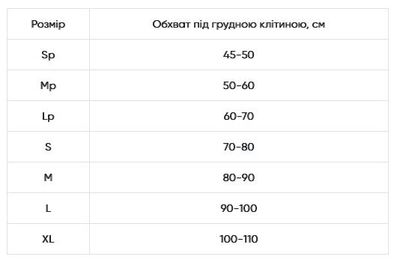 Коректор постави ортопедичний ОТ-1Д-4 COMFORT графітовий, Реабілітімед, L