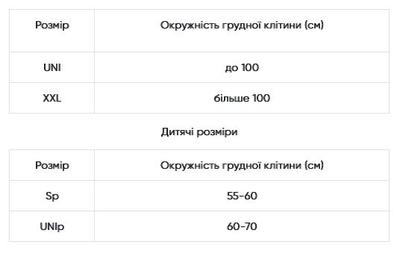 Коректор постави ортопедичний (реклінатор) ОТ-2 чорний, Реабілітімед, UNI, Щільна тканина