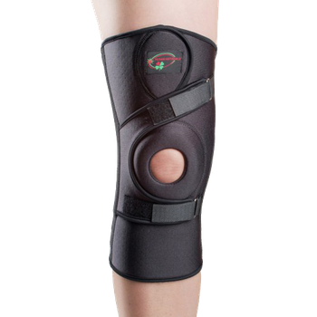 Бандаж для помірної фіксації коліна з 4-ма спіральними ребрами жорсткості К-1П, Реабілітімед, XL, Правий