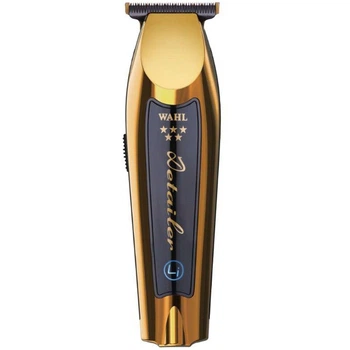 Акумуляторний тример машинка для стрижки Wahl Detailer Wide Gold Edition для окантовки бороди, стрижки волосся