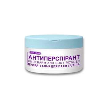 Пудра-тальк антиперспірант Clean Sujee порошок 120 г 11768