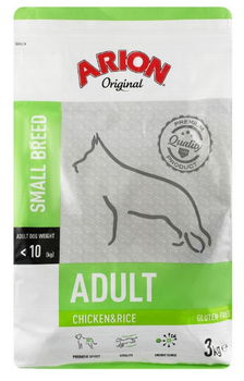 Сухий корм для дорослих собак маленьких порід Arion Chicken and Rice 3 кг (5414970055178)