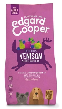 Сухий корм для дорослих собак Edgard & Cooper Fresh Venison and Free-Run Duck 2.5 кг (5425039485133)