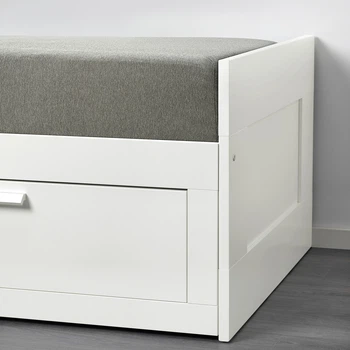 Диван-чохол IKEA GRONG, сірий, 80х200 см, 904.868.13