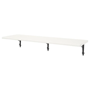 Полиця навісна IKEA TRANHULT / KROKSHULT, осика біла, 120х30 см, 593.363.26