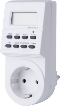 Таймер недельный в розетку с заземляющим контактом E.Next e.control.t14 i0310021