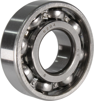 Подшипник шариковый 204 6204 (CT) (47х20х14) короб. отбора мощно. ГАЗ, двиг. КамАЗ, ДТ-75, Т-150 204 "6204"