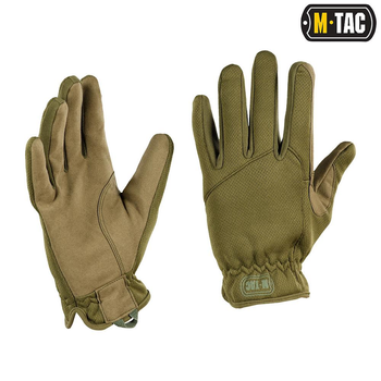 Тактические легкие M-Tac перчатки Scout Tactical Mk.2 Olive L