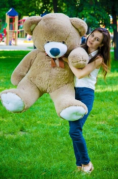 М'яка іграшка Плюшевий ведмедик My Best Friend Томми 150 см Капучино